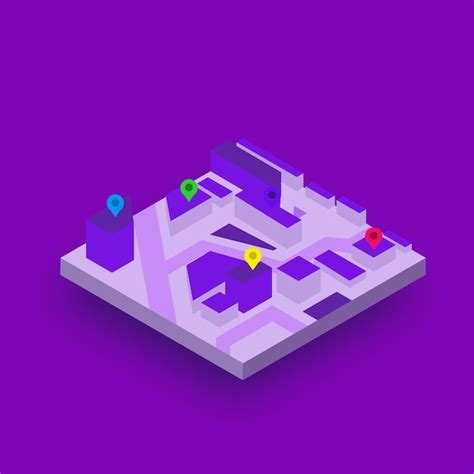 Ponto do mapa | Vetor Premium