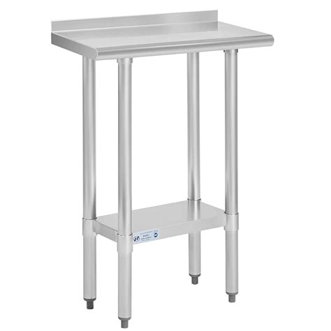 HALLYSINKS&TABLESH Hally Stainless Steel Table for Prep & Work 14 x 24 ...