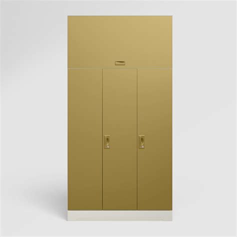 GODREJ INTERIO Slimline 3 Door Steel Almirah (Alpine White and Amber ...