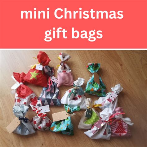Mini Christmas gift bags |Keeping it Real