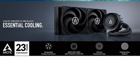 Buy Shop Arctic Liquid Freezer III 280 CPU Liquid Cooler (Black) at Low ...