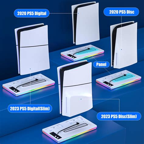 Fegliea Ps5/ Ps5 Slim Cooling Station with RGB LED, Ps5 India | Ubuy