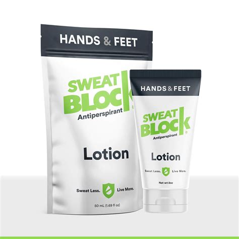 SweatBlock Antiperspirant Lotion for Hands & Feet, India | Ubuy