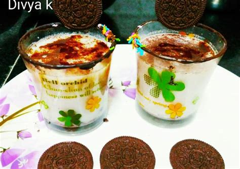 Oreo chocolate milk shake Recipe by Divya Konduri - Cookpad
