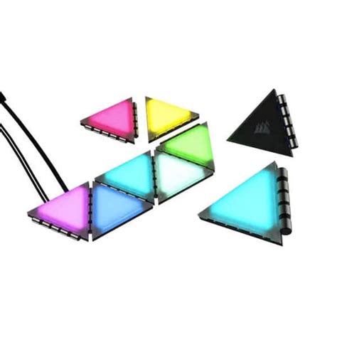 Buy CORSAIR ICUE LC100 Mini Triangle Case Accent RGB Lighting Panels ...