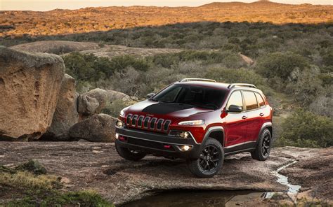 Download wallpaper for 1920x1200 resolution | Red Jeep Cherokee car ...