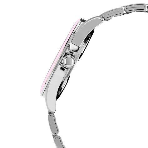 ALBA Pastle Pink Mother Of Pearl Patterned Dial Women's Watch AH7DV7X1 ...