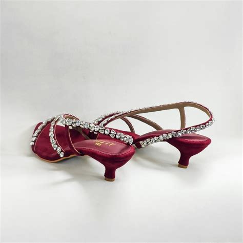 Kiara Embellished Kitten Heels – THE ALTER