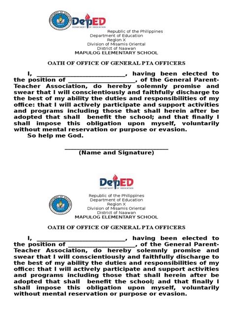 Image result for Teacher Induction Program Oath