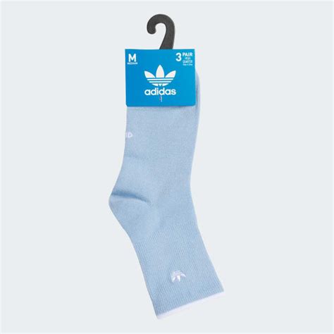 adidas Unisex Originals Luna 3-Pack High Quarter - Blue | Free Shipping ...