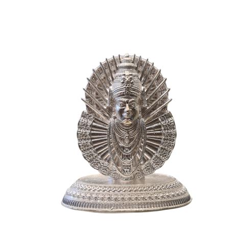 Pure Silver Yellamma Thalli Vigraham - Authentic Goddess Idol | ASP ...