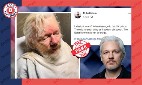 AI Generated Photo Of Julian Assange In Prison Goes Viral | BOOM