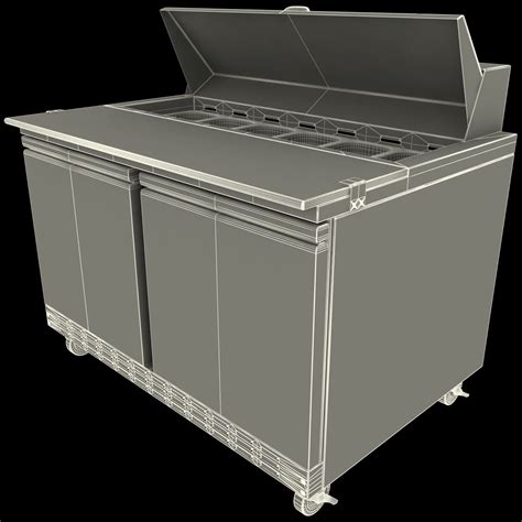 Sandwich Prep Table 3D Model $49 - .c4d .3ds .lwo .ma .obj .max .gltf ...