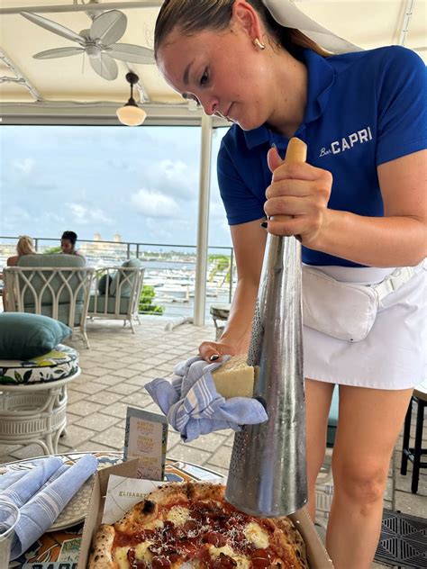 Eating Al Fresco at Bar Capri - WPB Magazine