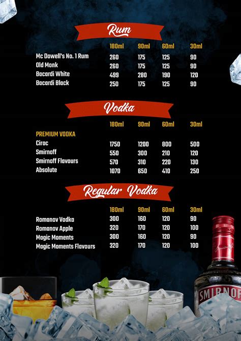 Menu at Barcode Restaurant and Bar, Pune