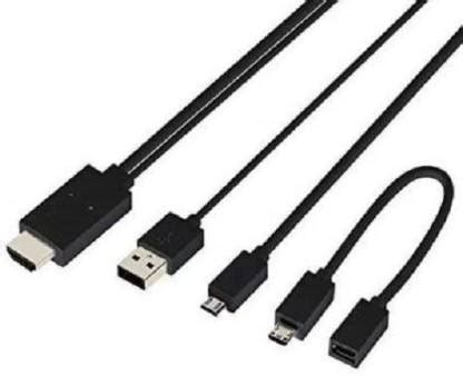 TSV MHL Cable 2 m Media Adapter MHL Kit 6.5 Feet - TSV : Flipkart.com