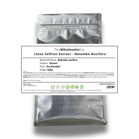 Lotus Saffron Extract - Nelumbo Nucifera- Bulk Supplier@TheWholesalerCo ...