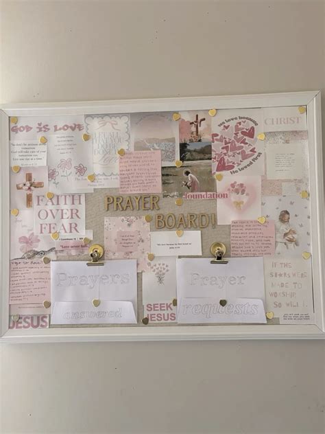 Best 13 DIY quick and easy Prayer Board (FREE printable!) – Artofit