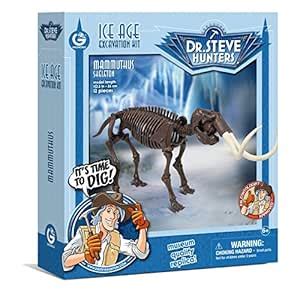 Geoworld Ice Age Excavation Kit-Mammuthus Skeleton Science : Amazon.in ...