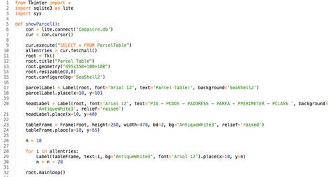 Image result for Tkinter SQLite Database Tutorial