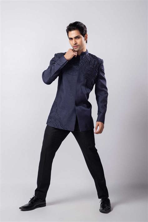 Zane Bandhgala Set | sangeet indowestern menswear – Smriti Apparels