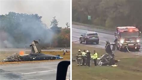 2 Killed in Plane Crash on Massachusetts Highway, Video of Aftermath