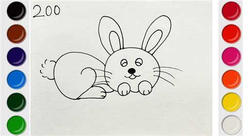 Image result for Drawing Rabbits Using Number 2