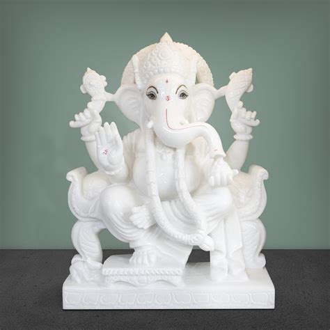 Marble Ganesh Murti | Idol and Statue of Lord Ganesh | Shop Online ...