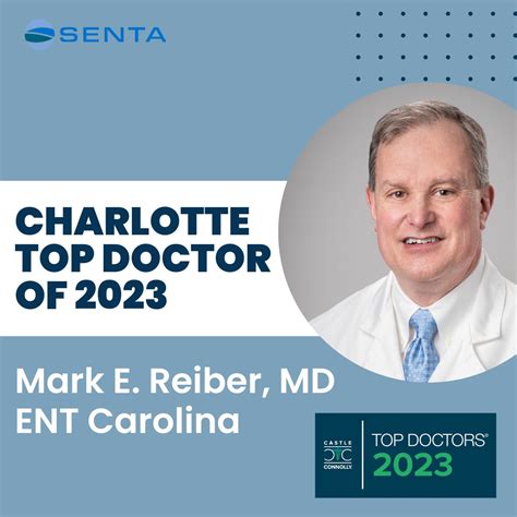 Congratulations to Dr. Mark E. Reiber of ENT Carolina for being recognized as one of Charlotte's ...