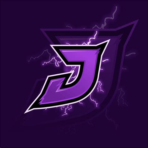 Cool Letter J Gaming Logo
