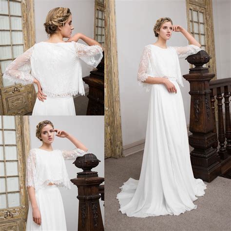 vestido de novia boho de 2 piezas · 2-piece boho wedding dress - www.santoencanto.cl/vestidos-de ...