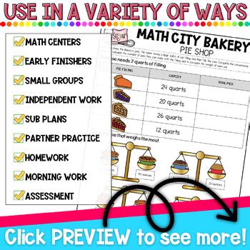 Image result for 4th Grade Math Conversions