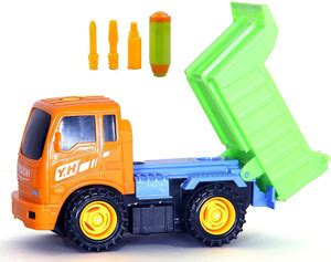 ToysBhoomi 2-in-1 Friction Powered Take-A-Part Construction Vehicle ...
