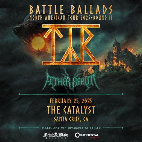 TYR Live at The Catalyst, Santa Cruz at 1011 Pacific Ave, Santa Cruz ...