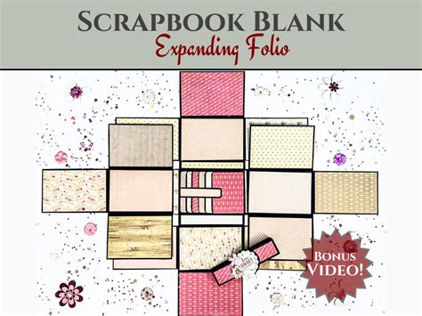 CrafTreat Scrapbook Blank Precut Album Base - Expanding Folio - Black ...
