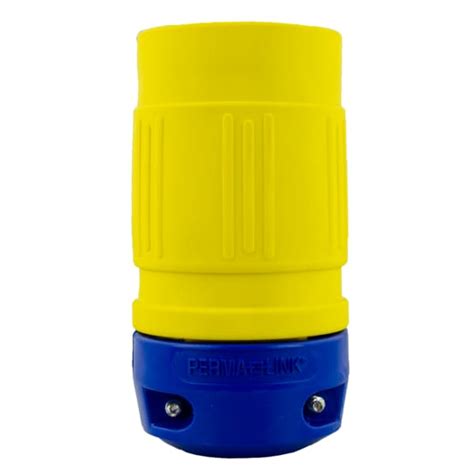 Ericson Locking Connector, L7-20R, 20 A, 277V AC, Single Phase, 2 Pole ...