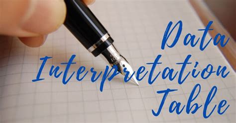 Table Interpretation 的图像结果