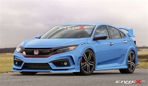 2017 Honda Civic Type R Looks Ready to Summon Satan in Latest Renderings, Has Muffler Bypass ...