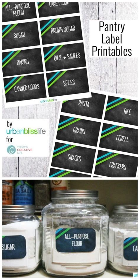 Image result for Downloadable Free Printable Pantry Labels