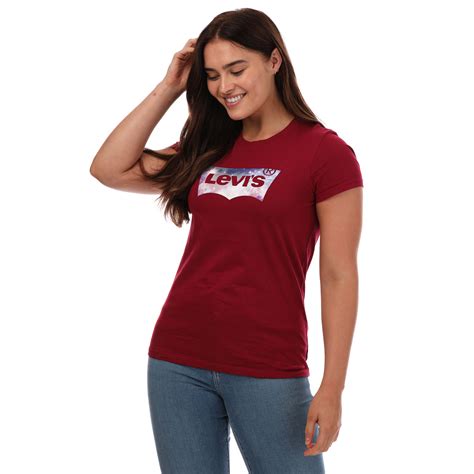 Women's Levis The Perfect T-Shirt in Burgundy