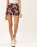 Buy Burgundy Shorts for Women by Alsace Lorraine Paris Online | Ajio.com