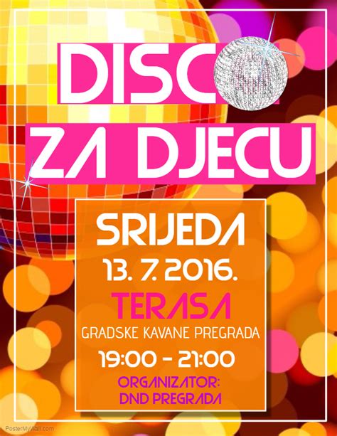 Zabave za najmlađe: U srijedu dječji disko u Pregradi — Novosti ...