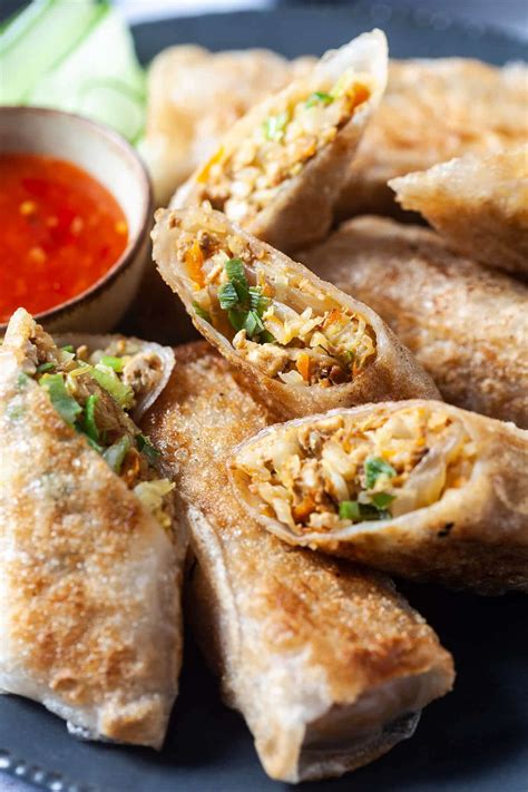 Image result for Pan Fried Spring Rolls