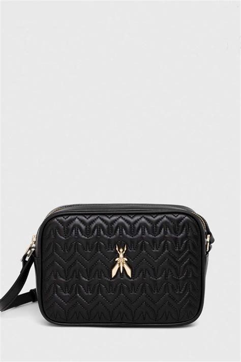Patrizia Pepe torebka skórzana kolor czarny 2B8985 L082 | Answear.com