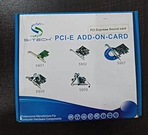 PCI Express Sound Card for Desktop PC : Amazon.in: Computers & Accessories