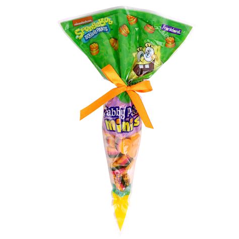 Krabby Patties Minis Gummy Candy Carrot Bag, 12 Pack – Frankford Candy