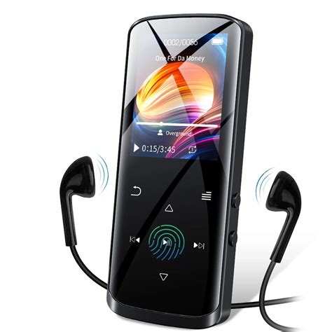RUIZU D50 8GB MP3 Player with Bluetooth 5.0 & Speaker