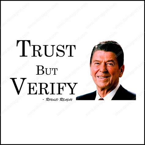 Trust but Verify Shirt ~ Ronald Reagan Quote Direct to Film (DTF) Heat ...