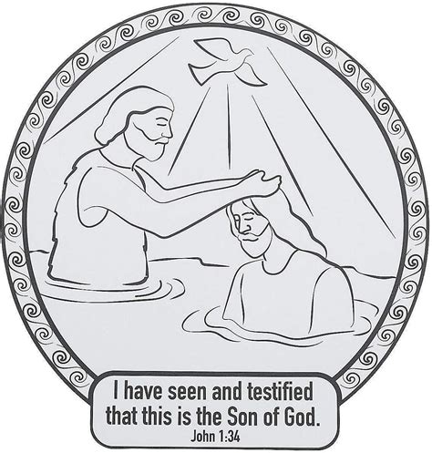 Fun Express Baptism of Jesus Magnet Craft Kit - Fun and India | Ubuy