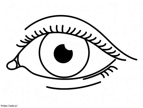 Eye Coloring Page